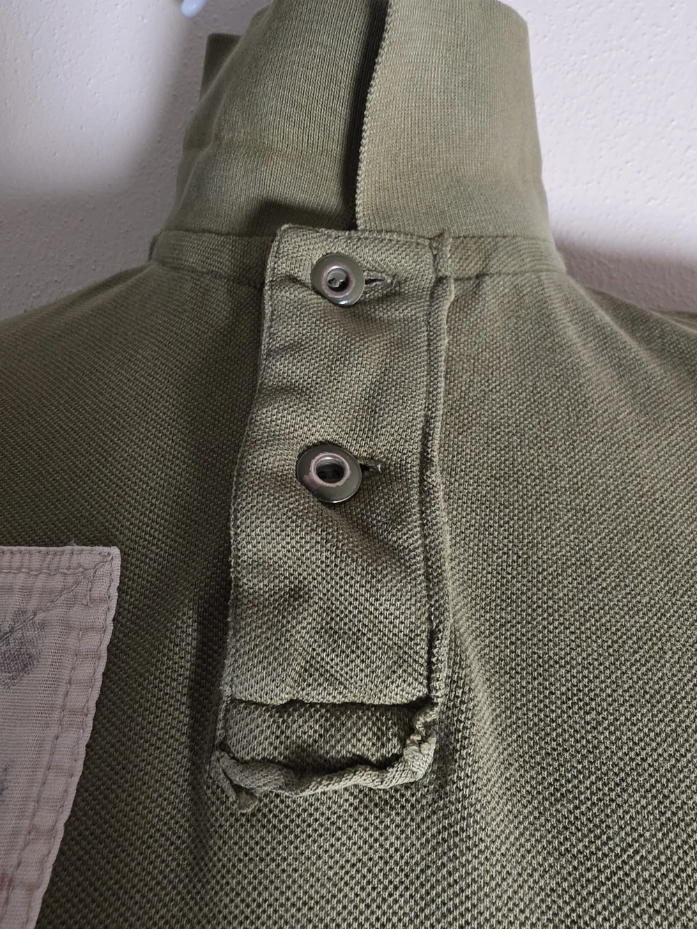 Ralph Lauren Green & Orange Short-Sleeve Polo with Yellow Accent